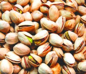 Les pistaches sont des noix qui sont bonnes pour les hommes qui transpirent