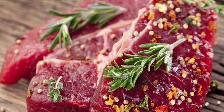La viande rouge dans l'alimentation d'un homme a un effet bénéfique sur l'érection. 